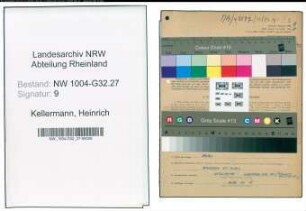 Entnazifizierung Heinrich Kellermann , geb. 11.10.1893 (Reg.Sekretaer)