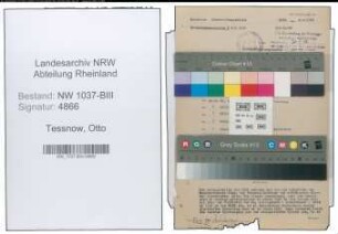 Entnazifizierung Otto Tessnow , geb. 19.01.1911 (Fahrer)