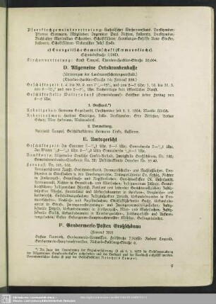 F. Gendarmerie-Posten Großschönau