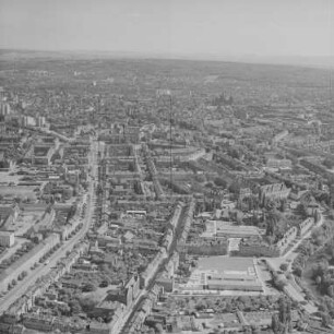 Andreasvorstadt von Erfurt : Blickrichtung Süden