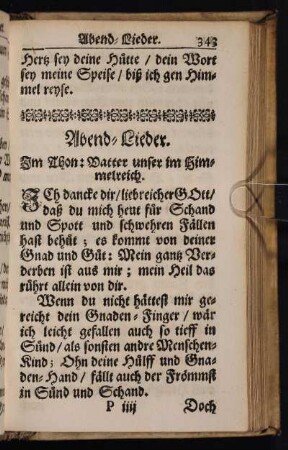 Abend-Lieder.