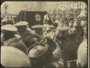 Das Begräbnis der ehemaligen Kaiserin Auguste Viktoria (1921)
