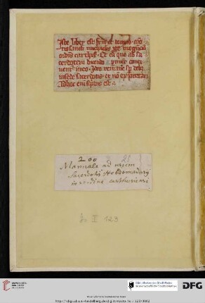 aus zweispaltiger Hs. des 14. Jh.s: Kommentar zu Boethius, De differentiis topicis