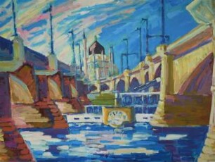 Dresden, Marienbrücke mit Yednize