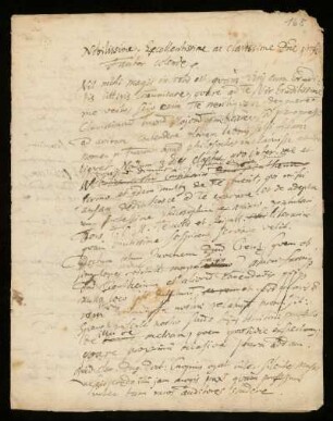 Brief von Johann Dolaeus an Johann Lorenz Crollius