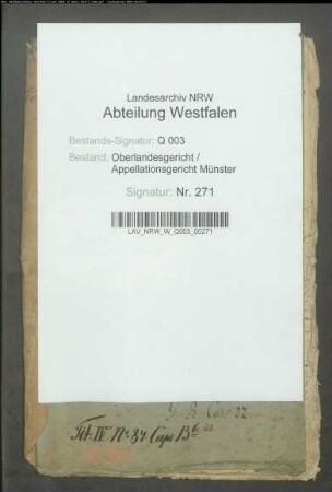 Verwaltung der Jurisdiktion zwischen den sogenannten Pfählen in Münster