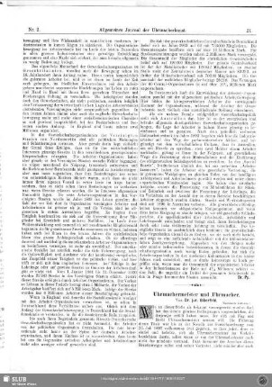 Uhrmachermeister und Uhrmacher