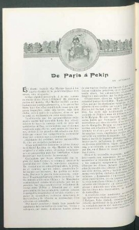 De París á Pekin en automovil