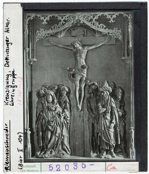 Riemenschneider: Detwang bei Rothenburg o.T, Kreuzigungsaltar