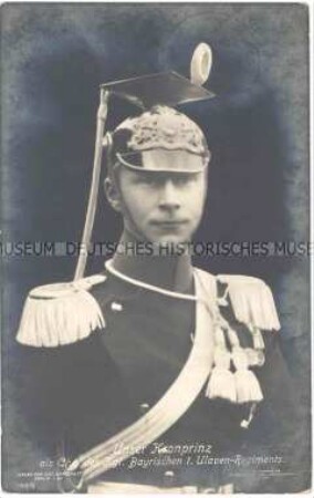 Kronprinz Wilhelm in Ulanen-Uniform