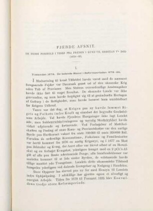 Fjerde Afsnit. De Indre Forhold I Tiden Fra Freden I Lund Til Kristian V's Død (1679-99).
