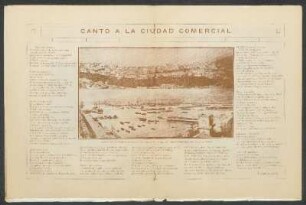 Vistas parciales de Las Palmas y su Puerto de la Luz, la ciudad comercial que canta el poeta [Fotografía]