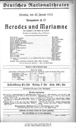 Herodes und Mariamne