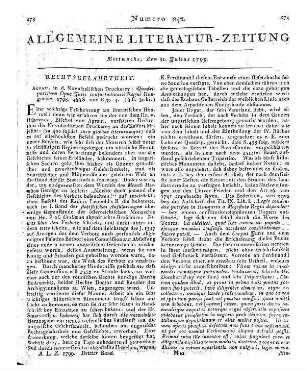 Schrader, G. L.: Religiös-moralisches Sonntagsbuch für Jünglinge und Jungfrauen. T. 1. Nach den Bedürfnissen unsers Zeitalters. Leipzig: Beygang 1799