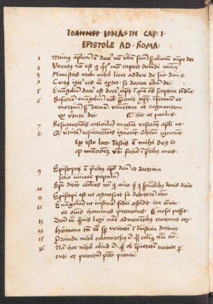 Thesen, aus dem Jahr 1522
