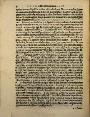 Corollaria Sex De Physico Extenso