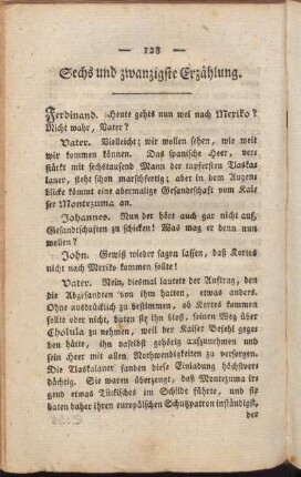 Sechs und zwanzigste Erzählung