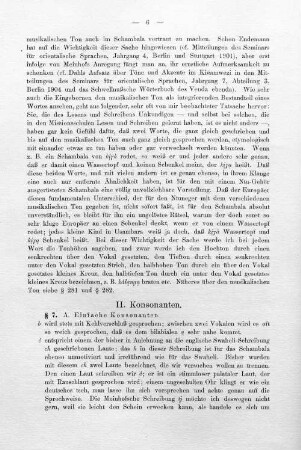 II. Konsonanten.