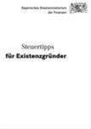 Steuertipps für Existenzgründer