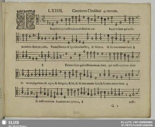 LXIIII. Tres sunt qui testimonium dant in caelo