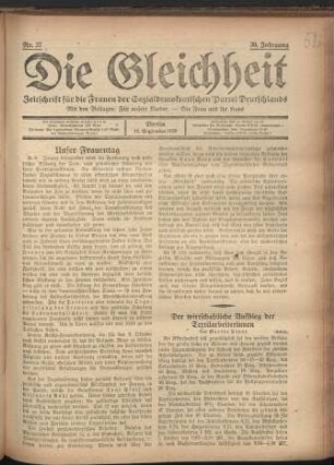 Die Gleichheit