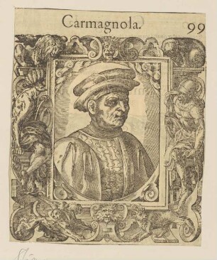 Bildnis des Francesco Bussone da Carmagnola