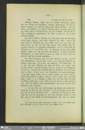 Friedrich von Schlegel an August Wilhelm von Schlegel, Frankfurt am Main, 15.07.1817