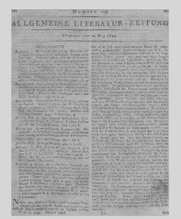 Beyspiele von allerley Unglücksfällen zur Belehrung u. Warnung besonders für die Jugend. Nebst einem Anhange über giftige Pflanzen. Göttingen: Dieterich 1798