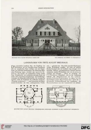Landhäuser von Fritz Aug. Breuhaus
