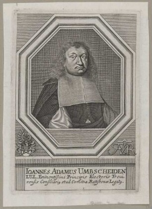 Bildnis des Ioannes Adamus Umbscheiden
