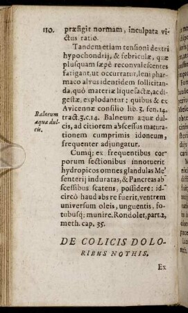De Colicis Doloribus Nothis