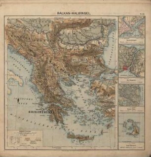 Balkan-Halbinsel, Konstantinopel, Der Bosporus, Donau Delta, Insel Santorin