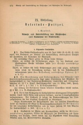 IX. Abtheilung