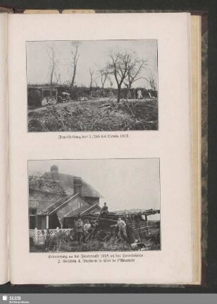 Feuerstellung der 3./246 bei Liévin 1915