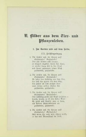 VI. Bilder aus dem Tier- und Pflanzenleben