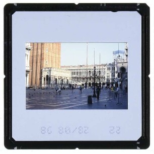 Venedig, Markusturm,Venedig, Markusplatz / Piazza S. Marco,Venedig, Prokuratien,Venedig, Torre dell'orologio