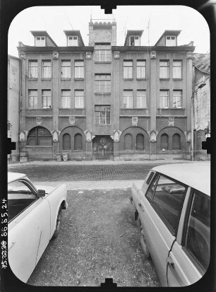 Erfurt-Altstadt, Fischersand. Wohnhaus. Straßenfront