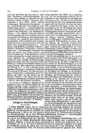 Lehrgut u. Unterrichtsgut