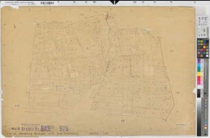 Mettingen (Mettingen), Flurbereinigung Schlickelde, Bl. 10 Zuteilungskarte Mettingen Flur 39