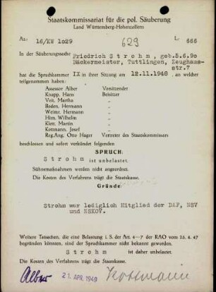 Strohm, Friedrich