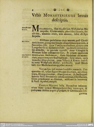 Urbis Monasteriensis brevis descriptio