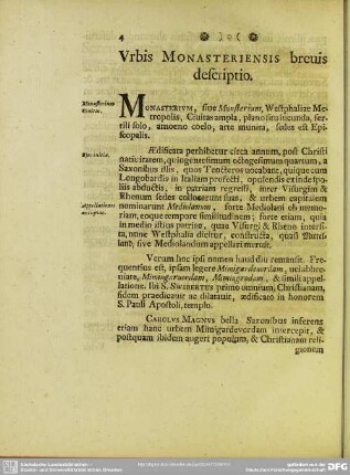 Urbis Monasteriensis brevis descriptio