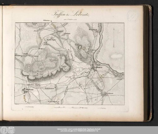 Treffen bei Lobositz, am 1. October 1756.