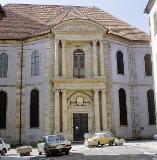 Hildburghausen. Evangelische Stadtkirche. Nordseite von Norden