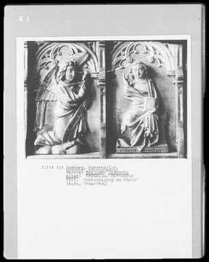 Grabower Altar — Verkündigung; die Kirchenväter — Verkündigung