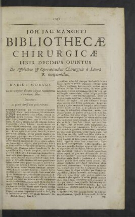 Liber decimus quintus. ... à Litera R. ...