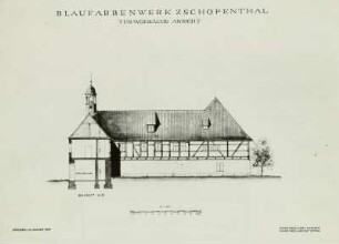 Zschopauthal, Blaufarbenwerk, Rekonstruktion, 1954