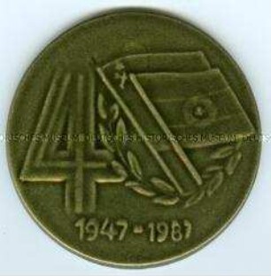 Plakette 40 Jahre DSF