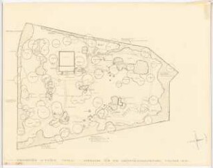 Garten Meier, Ferch: Gartenplan 1:100