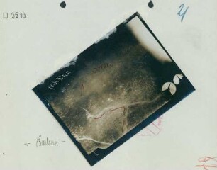 Foto der Stellungen am Nordostausgang von Barleux (Luftbild)